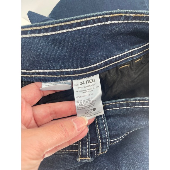 Wallflower The Luscious Curvy Fit Women's Size 24 REG Dark Wash Denim Jeans NWT - Picture 12 of 12